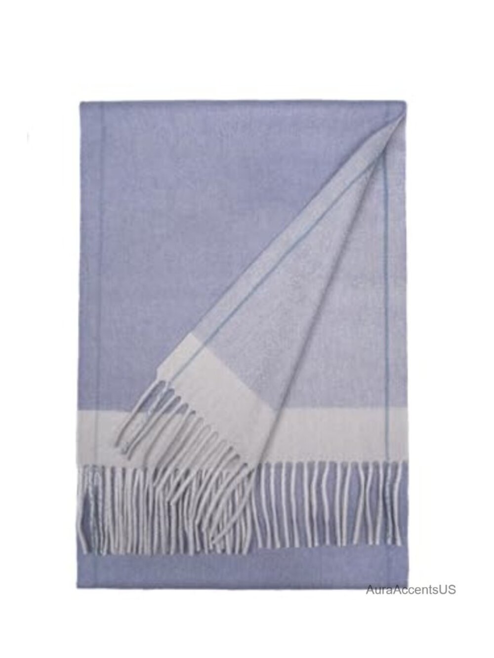 100% Cashmere Scarf Ripple Finish Warm Soft Gift Unisex
